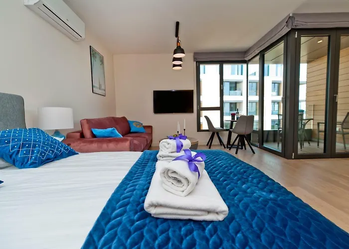 דירה Zatoka Komfortu Blueapart יאסטארניה